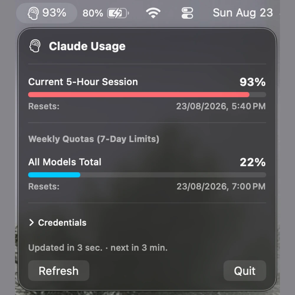Project Claude Usage Monitor